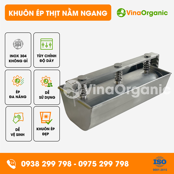 KET-N - Khuôn ép thịt nằm ngang, thiết kế đơn giản, dễ sử dụng