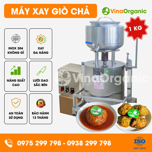 MGC01 - Máy xay giò chả 1kg, bí quyết xay nhuyễn nhanh chóng, tiết kiệm