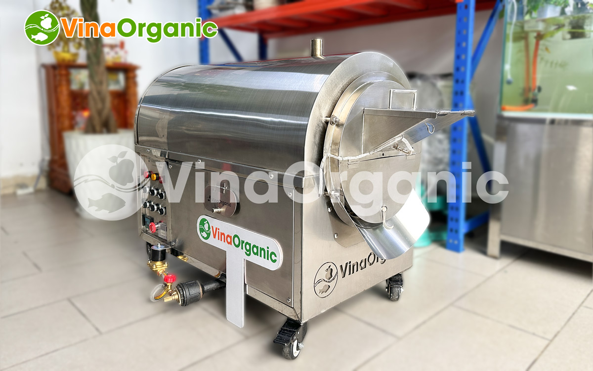 MRG005 - Máy rang dùng gas 5kg full inox 304, rang hướng dương, đậu nành, gạo lứt, sâu canxi,... Liên hệ Hotline/Zalo 0938299798 – 0975299798.