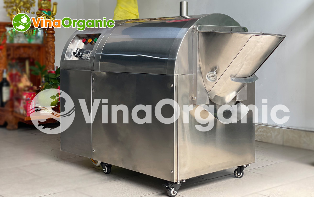 MRD010 - Máy rang dùng điện 10kg với nhiều cải tiến vượt bậc đem lại hiệu quả cao. Liên hệ Hotline/Zalo 0938299798 – 0975299798.