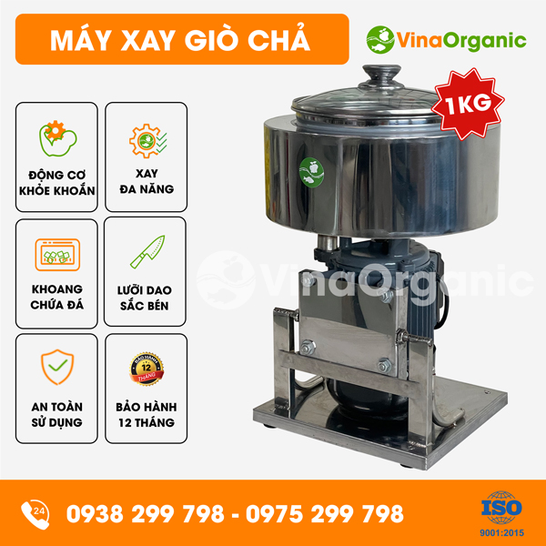 MXGC1 - Máy xay giò chả 1kg, bí quyết xay nhuyễn nhanh chóng, tiết kiệm