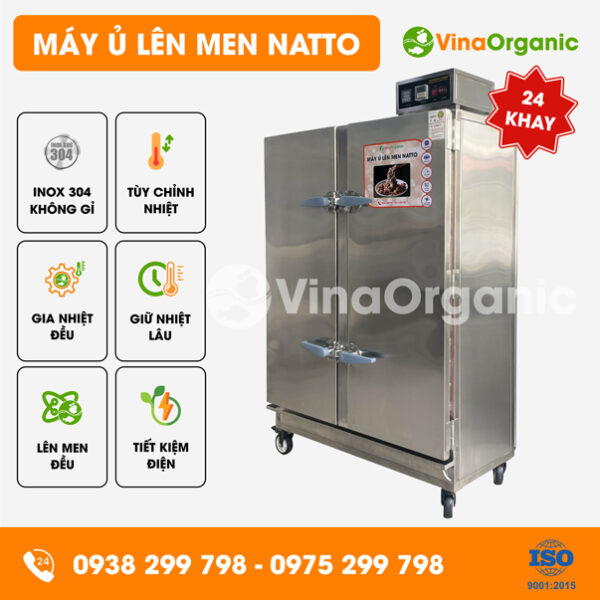 NATTO24467 - Máy ủ lên men Natto 24 khay lên men hiệu quả, chất lượng