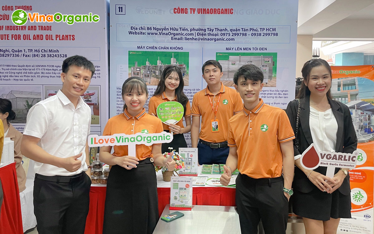 VinaOrganic tham gia sự kiện Techmart 2023 để chia sẻ, trao đổi kinh nghiệm và giới thiệu về máy thiết bị, công nghệ sản xuất thực phẩm.
