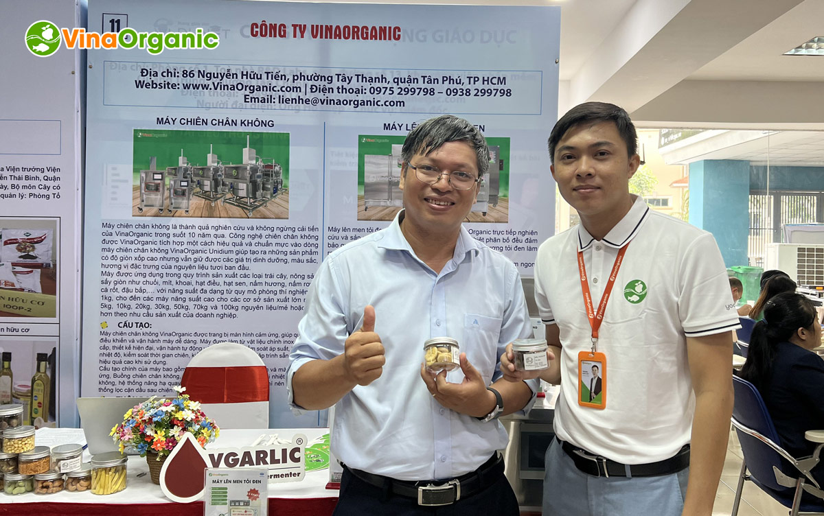 VinaOrganic tham gia sự kiện Techmart 2023 để chia sẻ, trao đổi kinh nghiệm và giới thiệu về máy thiết bị, công nghệ sản xuất thực phẩm.