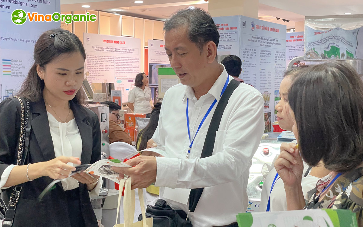 VinaOrganic tham gia sự kiện Techmart 2023 để chia sẻ, trao đổi kinh nghiệm và giới thiệu về máy thiết bị, công nghệ sản xuất thực phẩm.