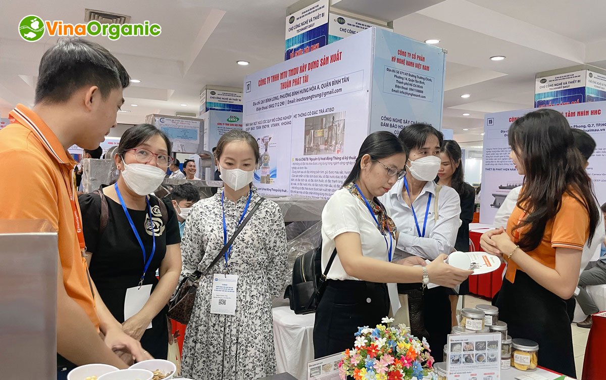 VinaOrganic tham gia sự kiện Techmart 2023 để chia sẻ, trao đổi kinh nghiệm và giới thiệu về máy thiết bị, công nghệ sản xuất thực phẩm.