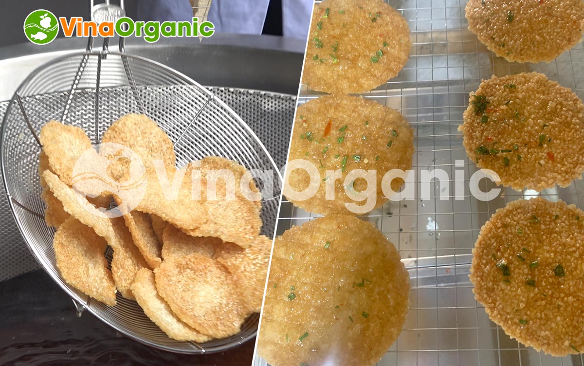 VinaOrganic chuyển giao công nghệ cơm cháy mắm hành giòn rụm, đậm đà hương vị truyền thống. Liên hệ ngay Hotline Zalo 0938299798 – 0975299798.