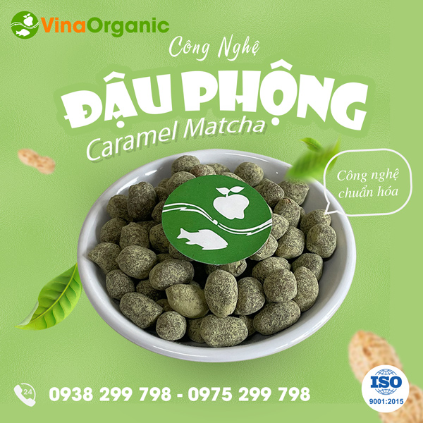 Chuyển giao công nghệ đậu phộng caramel vị matcha thơm ngon, béo bùi