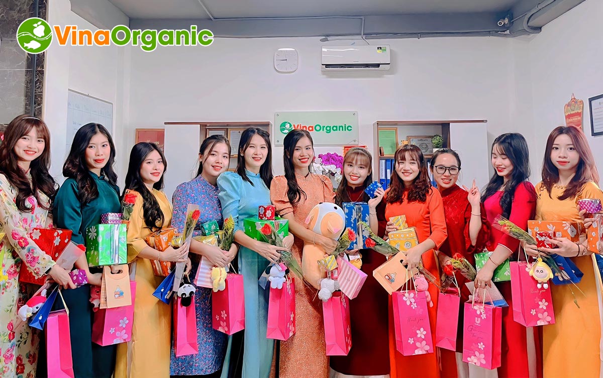 Cùng VinaOrganic mừng ngày Quốc tế Phụ nữ 8/3, và những lời chúc ý nghĩa đến với toàn thể chị em trong công ty