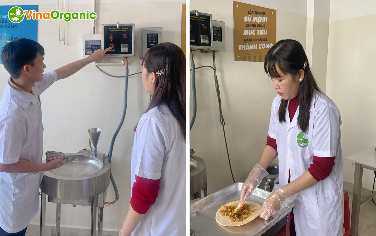 Kẹo khóm cuộn không quá xa lạ trên thị trường, VinaOrganic đã thực hiện chuyển giao công nghệ kẹo khóm cuộn đến khách hàng tại phòng Lab