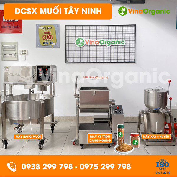 Dây chuyền sản xuất muối Tây Ninh chất lượng