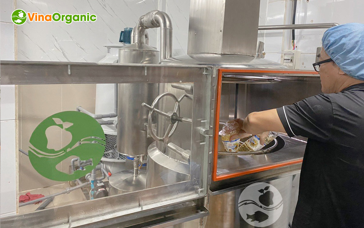 VinaOrganic đã lắp đặt và bàn giao máy chiên chân không 20kg – MC020 đến khách hàng sản xuất chuối sấy giòn ở Đồng Nai