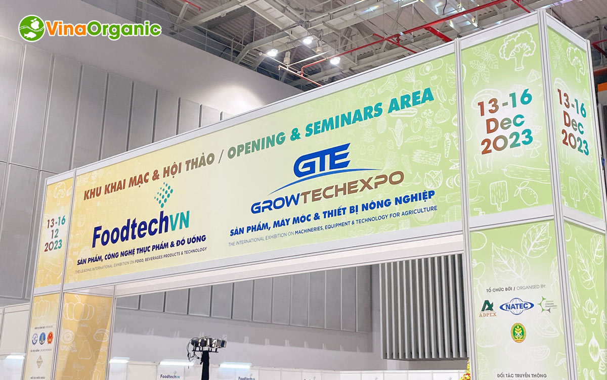 Vừa qua, VinaOrganic tham gia triển lãm Quốc tế Công nghệ Thực phẩm và Đồ uống – Vietnam Foodtech. FoodTech 2023 là triển lãm thương mại...