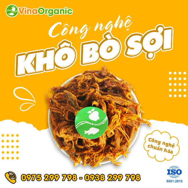 Chuyển giao công nghệ Khô bò sợi dẻo dai, đậm vị và thơm ngon