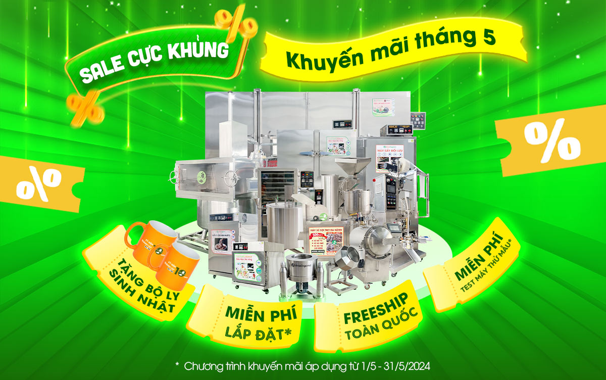 Chào tháng 05,VinaOrganic tung chương trình sale với nhiều ưu đãi hấp dẫn,để biết thêm thông tin-liên hệ Hotline/Zalo 0975299798 - 0938299798