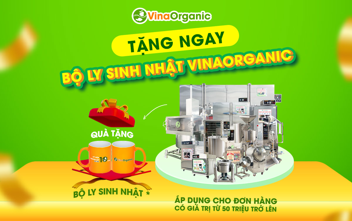 Chào tháng 05,VinaOrganic tung chương trình sale với nhiều ưu đãi hấp dẫn,để biết thêm thông tin-liên hệ Hotline/Zalo 0975299798 - 0938299798