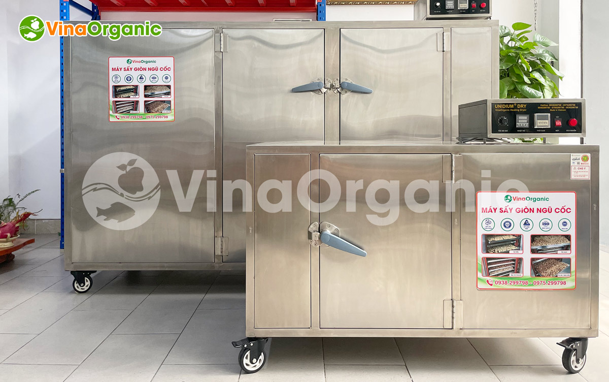 VinaOrganic chuyển giao công nghệ và máy thiết bị rang nông sản, sản xuất hạt điều da cá phô mai. Gọi ngay hotline 0938299798 - 0975299798
