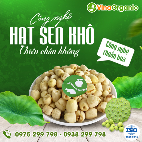 Chuyển giao công nghệ hạt sen khô sấy giòn (chiên chân không) thơm ngon