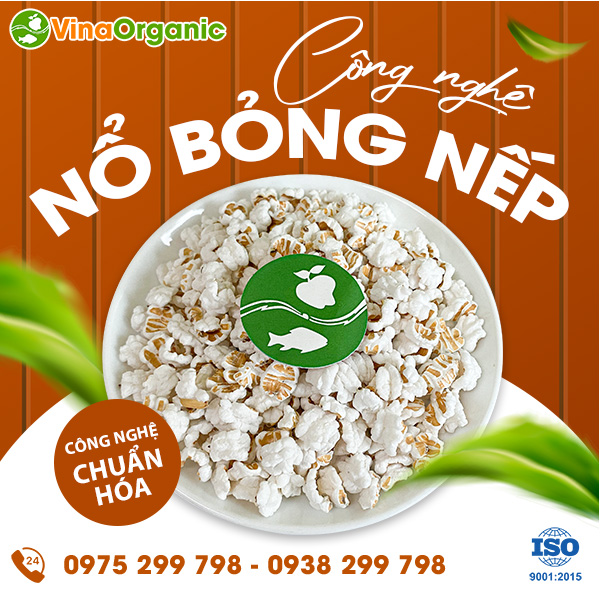 Chuyển giao công nghệ nổ bỏng nếp giòn xốp thơm ngon