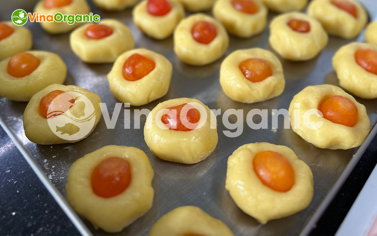 VinaOrganic đã áp dụng thành công, chuẩn hóa công nghệ bánh trung thu nướng và đã sẵn sàng chuyển giao công nghệ này đến với khách hàng.