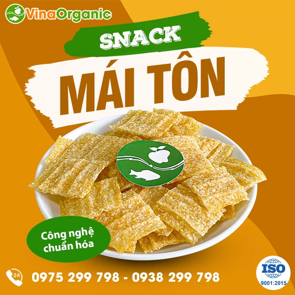 Chuyển giao công nghệ Snack mái tôn (ép đùn, chiên) giòn rụm, thơm ngon