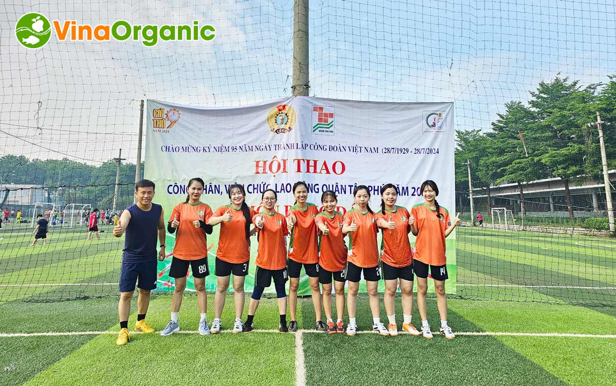 Vừa qua, đội tuyển bóng đá của VinaOrganic đã có trận bóng mở màn cho chuỗi thi đấu bóng đá Hội thao Tân Phú 2024...