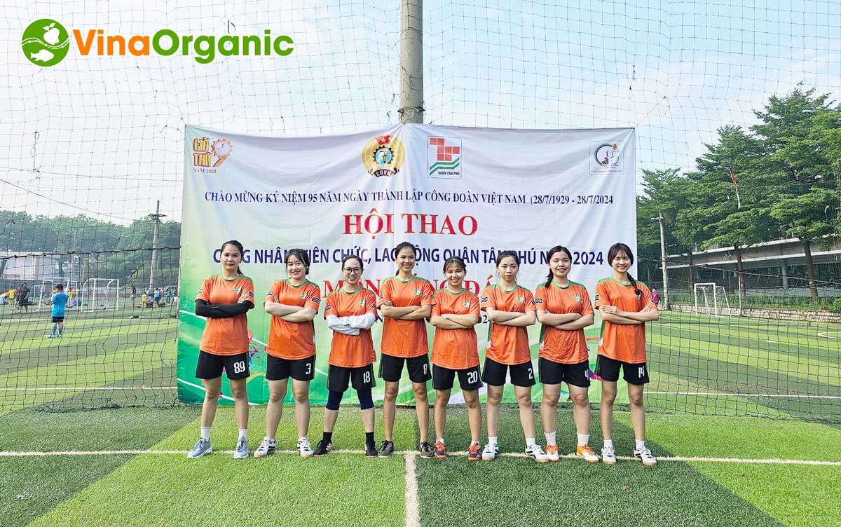 Vừa qua, đội tuyển bóng đá của VinaOrganic đã có trận bóng mở màn cho chuỗi thi đấu bóng đá Hội thao Tân Phú 2024...
