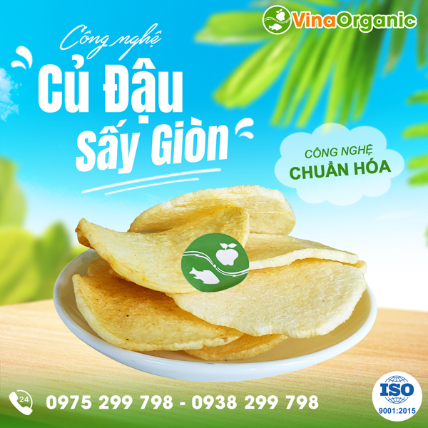 Chuyển giao công nghệ củ đậu sấy giòn thơm ngon hấp dẫn