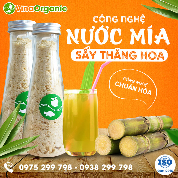 Chuyển giao công nghệ nước mía sấy thăng hoa tươi nguyên chất