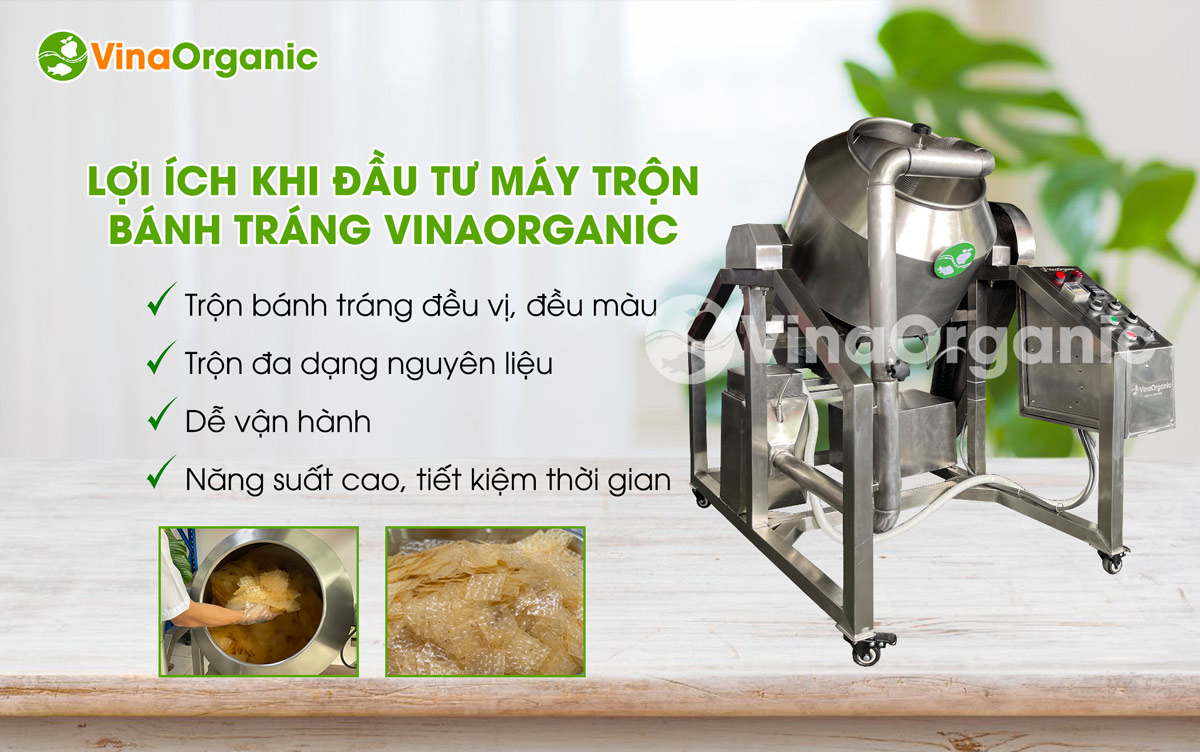 MVTL10 - Máy trộn bánh tráng dạng lục 10kg trộn bánh tráng đều vị, chất lượng. Liên hệ ngay số Hotline/Zalo 0938299798 - 0975299798 để được tư vấn!