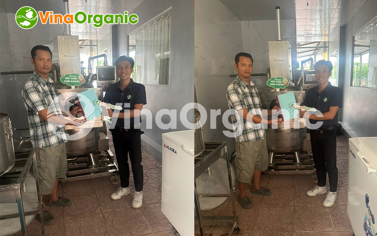 Lắp đặt máy chiên chân không 10kg cho Quý khách hàng tại tỉnh Tiền Giang. Liên hệ hotline: 0975299798 - 0938299798
