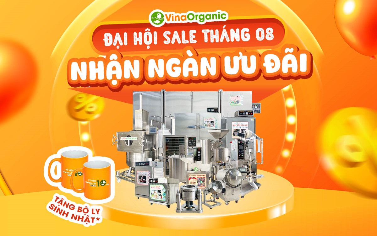 Chào đón tháng 8 thật bùng nổ với đại hội sale,nhận ngàn ưu đãi từ VinaOrganic.Để biết hết những ưu đãi trong tháng 8 mời bạn xem bài viết...