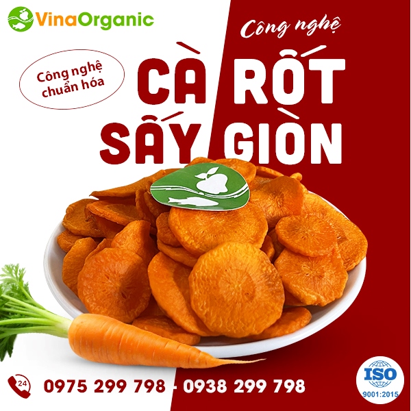 Chuyển giao công nghệ cà rốt sấy giòn thơm ngon, hấp dẫn