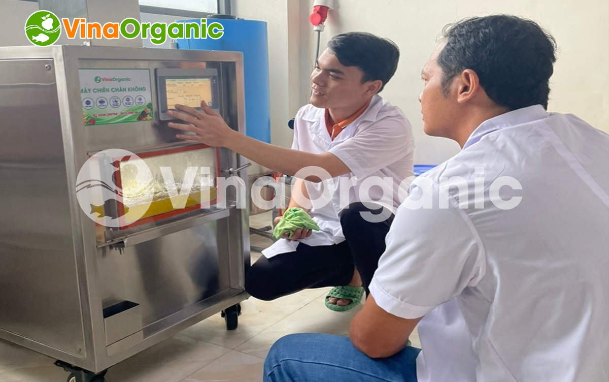 Lắp đặt máy chiên chân không 10kg cho Quý khách hàng tại tỉnh Tiền Giang. Liên hệ hotline: 0975299798 - 0938299798