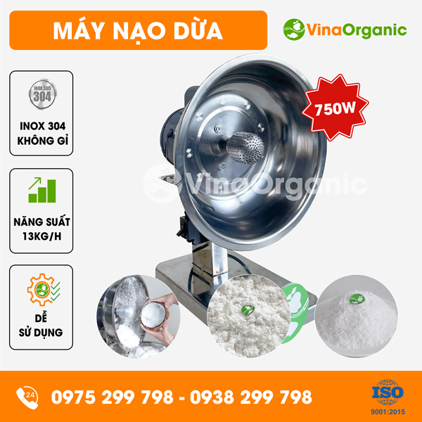 ND750 - Máy nạo dừa 750W, nạo nhuyễn cơm dừa nhanh chóng tiện lợi