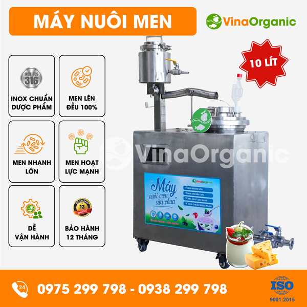 VS010 - Máy nuôi men 10L, muôi men làm sữa chua