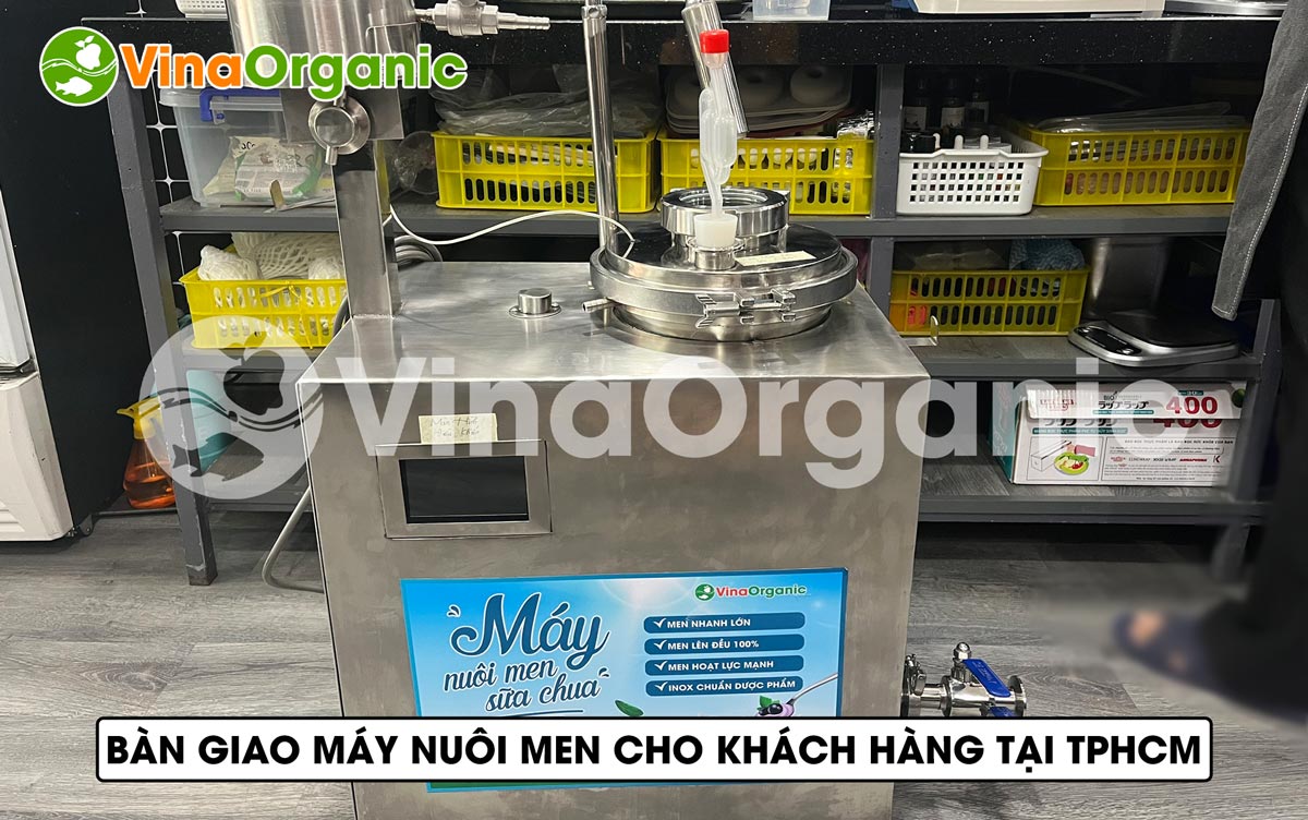Máy nuổi men 10l, nuôi men làm sữa chua, phô mai. Máy được làm từ inox 316, 304 đảm bảo an toàn thực phẩm. Liên Hệ Hotline/Zalo 0938299798 - 0975299798.