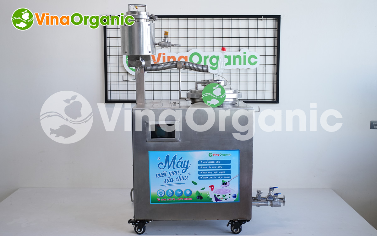 Máy nuổi men 10l, nuôi men làm sữa chua, phô mai. Máy được làm từ inox 316, 304 đảm bảo an toàn thực phẩm. Liên Hệ Hotline/Zalo 0938299798 - 0975299798.