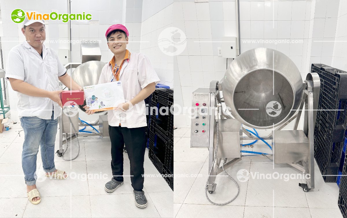 VinaOrganic tự hào tiếp tục hành trình chuyển giao công nghệ và lắp đặt máy vê trân châu diễn ra thành công tại xưởng khách hàng ở TP.HCM.
