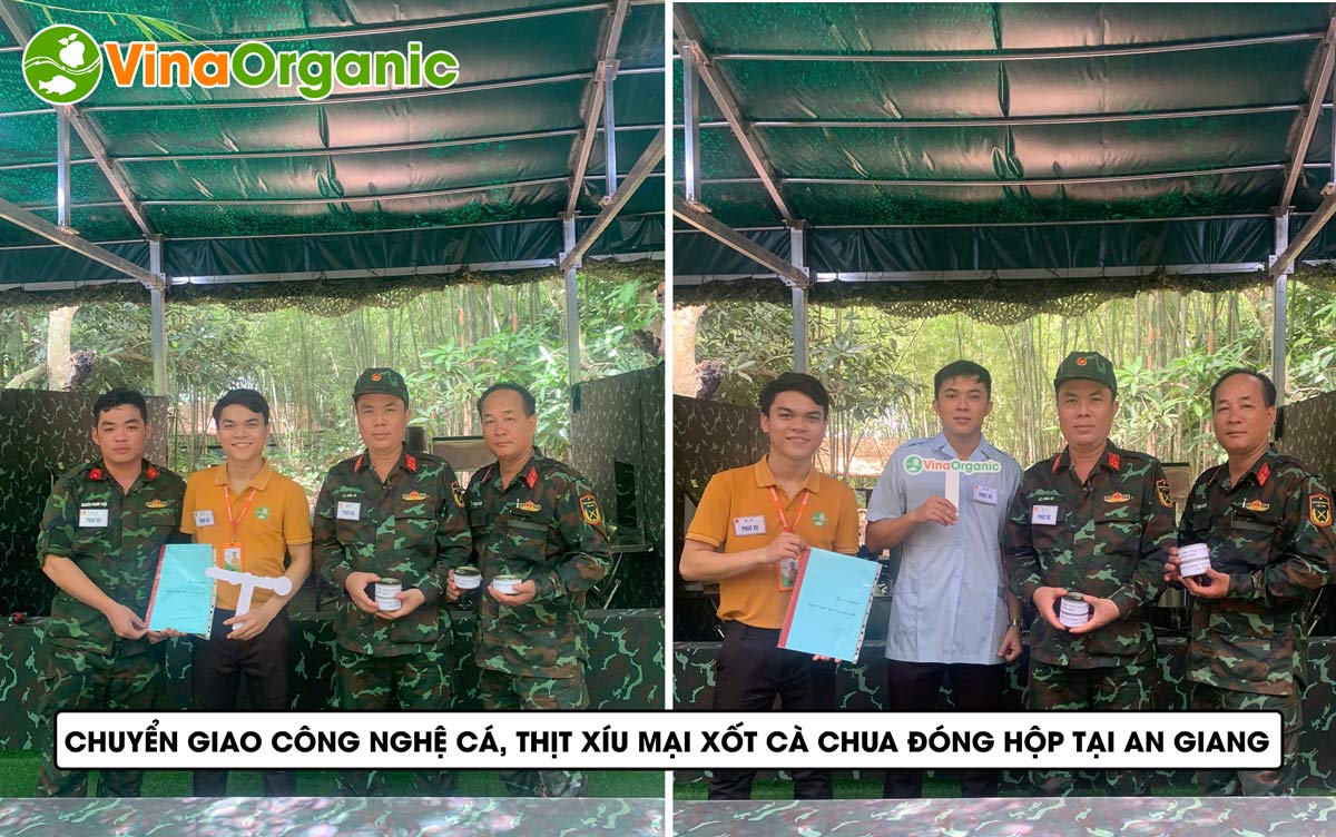 Công nghệ sản xuất xíu mại xốt cà đóng hộp VinaOrganic đảm bảo thịt có độ mềm dai, hương vị mặn ngọt hài hoà. Liên hệ 0975299798 - 0938299798 ngay!
