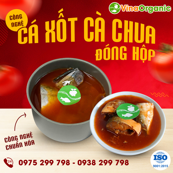 Chuyển giao công nghệ cá xốt cà chua đóng hộp bảo quản lâu dài, siêu ngon