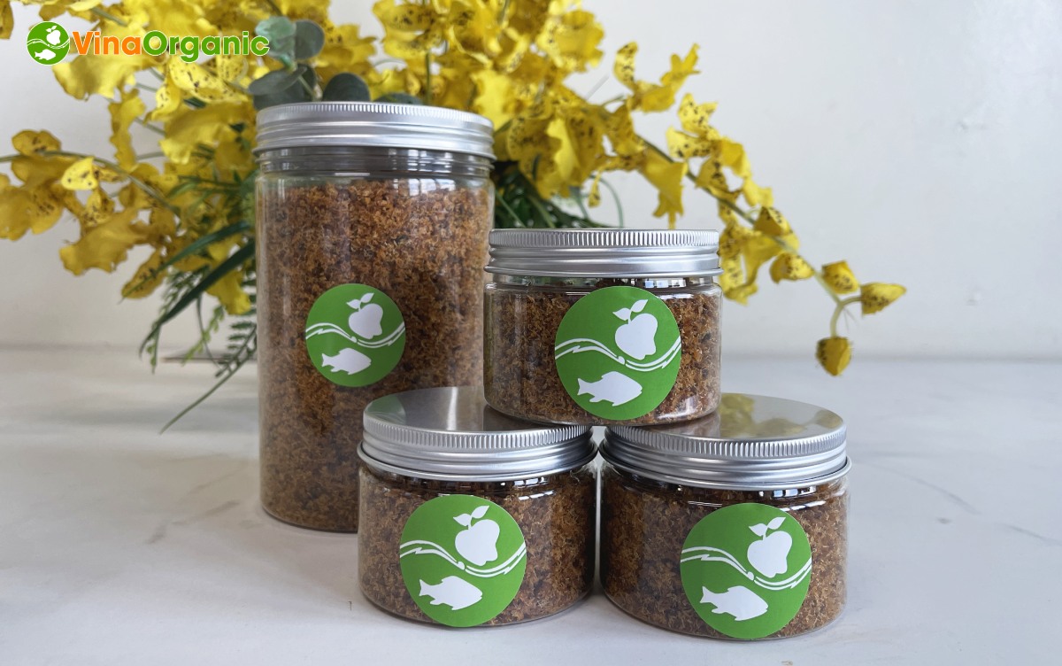 Công nghệ sản xuất chà bông lươn từ VinaOrganic giúp đảm bảo chà bông thành phẩm đạt độ tơi, xốp, không bị tanh. Liên hệ 0975299798 - 0938299798 ngay!