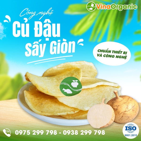 Chuyển giao công nghệ củ đậu sấy giòn thơm ngon hấp dẫn