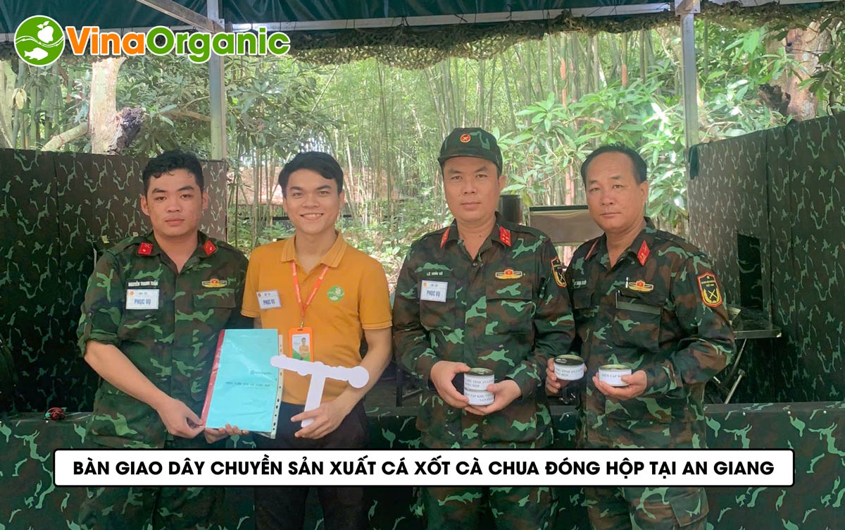 VinaOrganic cung cấp dây chuyền sản xuất cá xốt cà chua đóng hộp, thời hạn sử dụng lên đến 2 năm. Liên hệ Hotline: 0975299798 - 0938299798