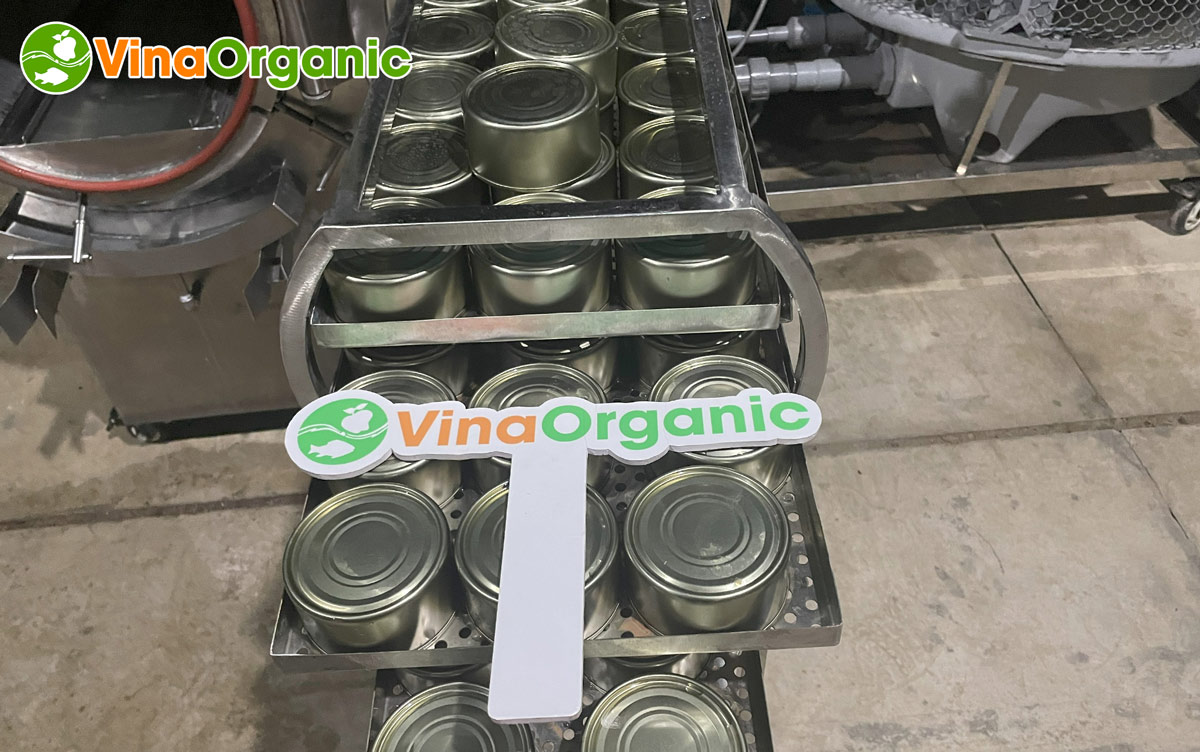 VinaOrganic cung cấp dây chuyền sản xuất pate thịt xốt cà chua đóng hộp, thời hạn sử dụng lên đến 2 năm. Liên hệ Hotline: 0975299798 - 0938299798