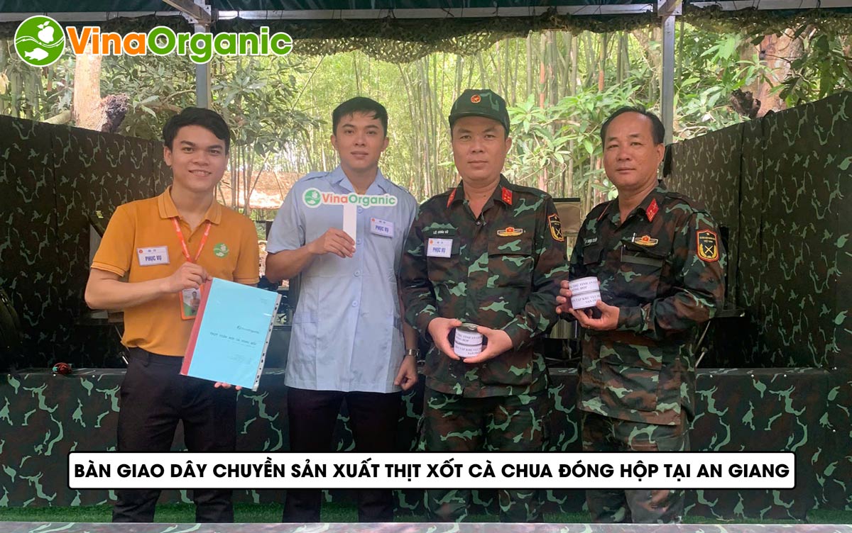 VinaOrganic cung cấp dây chuyền sản xuất pate thịt xốt cà chua đóng hộp, thời hạn sử dụng lên đến 2 năm. Liên hệ Hotline: 0975299798 - 0938299798