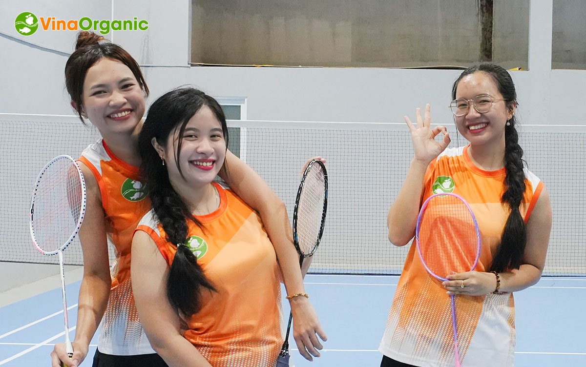 Sự kiện ra mắt Câu lạc bộ cầu lông VinaOrganic đã diễn ra thành công tốt đẹp, mang đến một sân chơi mới cho toàn thể nhân viên công ty.