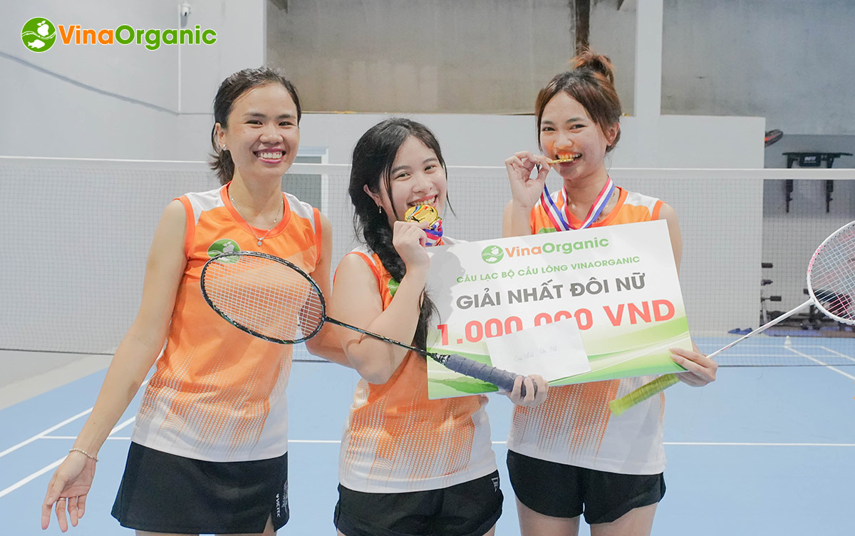 Sự kiện ra mắt Câu lạc bộ cầu lông VinaOrganic đã diễn ra thành công tốt đẹp, mang đến một sân chơi mới cho toàn thể nhân viên công ty.