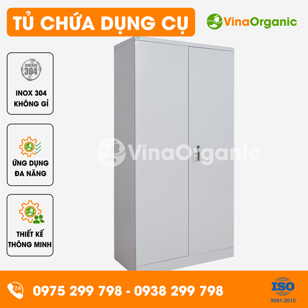 TDC2C - Tủ inox 304 chứa dụng cụ, chứa vật dụng vật tư sản xuất