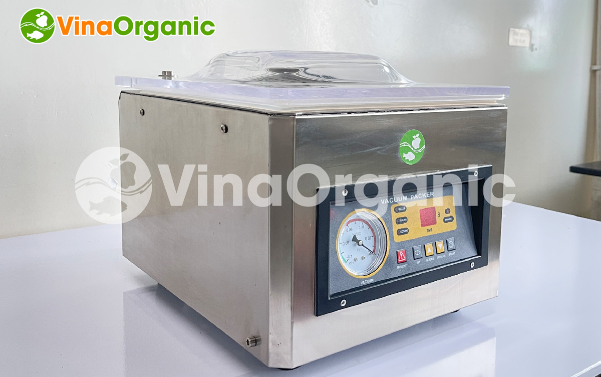 Máy đóng gói hút chân không 1 buồng model HCK260, đóng gói hút chân không đa dạng thực phẩm. Liên hệ Hotline/Zalo 0938299798 - 0975299798.